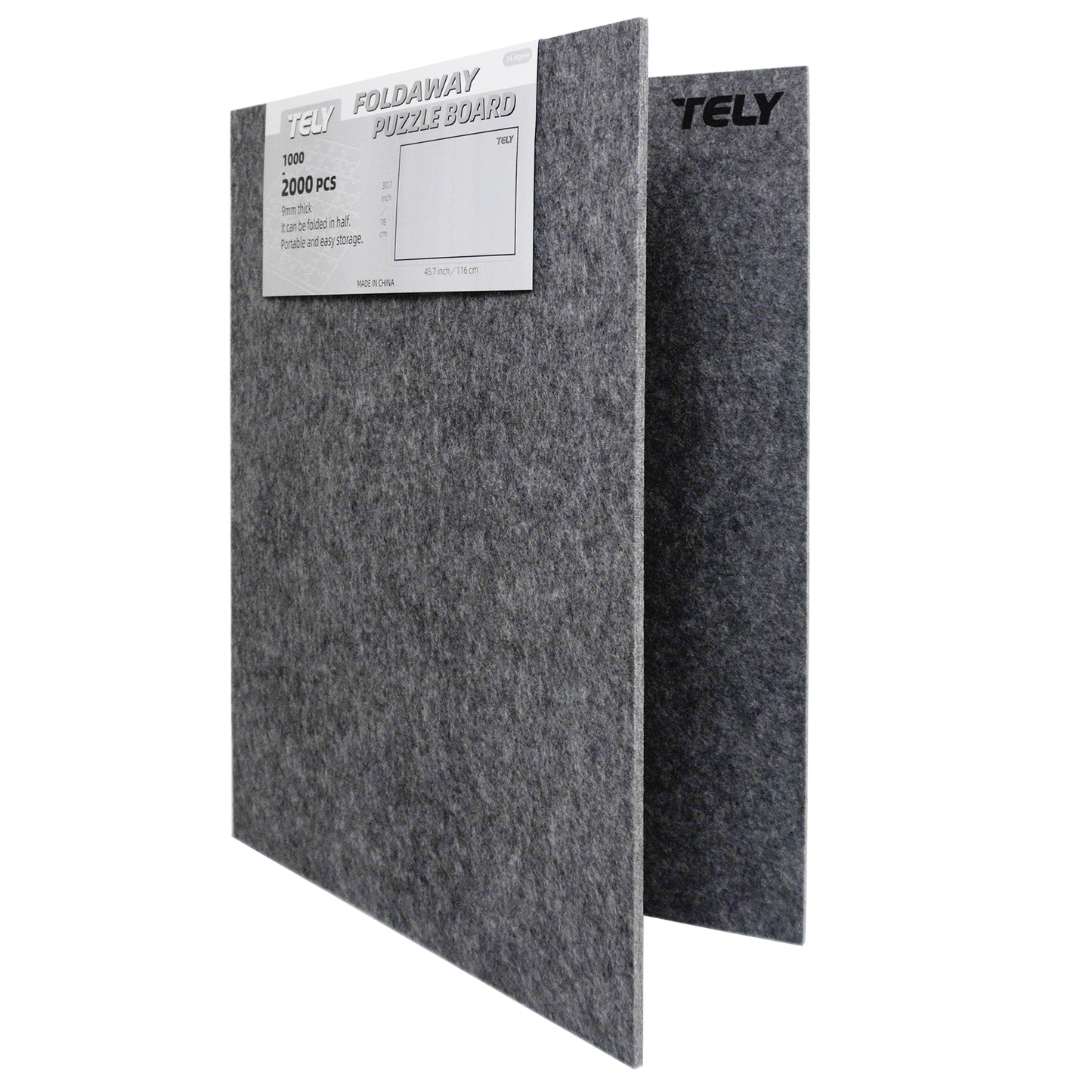 TELY Foldable Puzzle Mat - Portable Puzzle Board (2000 Pieces) - Extra Large Size 45.7 × 30.7 inches(116*78cm)