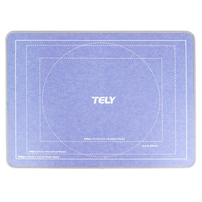 TELY Foldable Jigsaw Puzzle Board - Sturdy Hard Felt, Anti-Slip Surface, Portable & Lightweight, Fits Up to 1000 Pieces, Puzzle Mat for Table, Lap, or Puzzle Stand Use